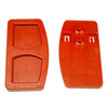 Door Latch FG9W7300BLA Executive Series Mega BRUTE® Mobile Collector 120 Gal Black 6X3.25X1.3 IN Red Replacement 1/Each