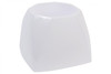 Toilet Brush Caddy White Plastic 1/Each
