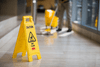 Wet Floor Sign 26 IN Yellow Black 2-Sided 6/Case