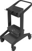 Vikan® HyGo Cleaning Station Black PP Stainless Steel TPE Rubber Brass Rear Locking Casters Unassembled Mobile 1/Each
