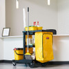 Sanitizing Caddy 1 QT Yellow Plastic 6/Case