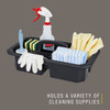 Cleaning Caddy 21.06X12.18X15.60 IN Black Ergonomic Handle 1/Each