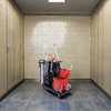 RestroomRx Cleaning Specialist System Complete Janitorial Cleaning Cart 32 QT Black Red Aluminum Plastic 1/Each