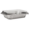 Lid Low Dome 1/2 Size Plastic Clear For Steam Table Pan 100/Case