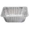 Victoria Bay Steam Table Pan 1/2 Size 12.7X10.4X4.1 IN Aluminum Silver Rectangle Extra Deep Freezer Safe 100/Case
