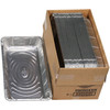Steam Table Pan Full Size 346 OZ 19.6X11.6X3.4 IN Aluminum Silver Deep Extra Heavy Duty 40/Case