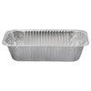 Victoria Bay Steam Table Pan 1/3 Size 86 OZ Aluminum Silver Rectangle 200/Case