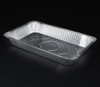 Steam Table Pan Full Size 20.75X13X3.5 IN Aluminum Silver Deep Full Curl 50/Case