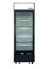 Refrigerator Merchandiser Cooler Black Stainless Steel 1 Door 1/Each