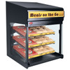 Flav-R-Savor® Heated Air Curtain Merchandiser Black 120/208-240 Volt No Sign 1/Each