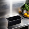 Camwear® Food Pan 4X0.25 IN Black PC 1/Each