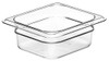 Camwear® Food Pan 1/6 Size 2.5 IN Clear PC 1/Each