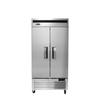 Refrigerator Stainless Steel Reach In 2-Door Bottom Mount 1/Each