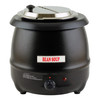 Soup Warmer 13.25X14.5X14.5 IN 10.5 QT Black Electric 110 Volt Double Wall Insulated 1/Each