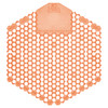 Wave 3D Urinal Screen Mango Orange EVA 7X6.5X0.66 IN Deodorizer 10/Box