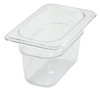 Food Pan 1/9 Size 6.9375X4.25X4 IN Rectangle Plastic 1/Each