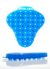 Ekcos Urinal Screen Fresh Scent Blue Plastic RTU Anti-Splash 12/Box