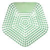 WCBasix Urinal Screen Cucumber Twist Green EVA 6.75X6.5X0.75 IN 30-Day Air Care System 10/Case