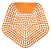 WCBasix Urinal Screen Mango Mist Orange EVA 6.75X6.5X0.75 IN 30-Day Air Care System 10/Case