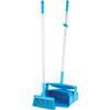Vikan® Lobby Pan & Broom 14.6X7.1X47.5 IN Blue PP Anodized Aluminum Polyester With Hanging Hole Color Coded 1/Each