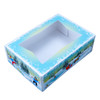 Bakery Box 8X5.75X2.5 IN Paperboard Winter Wonderland Automatic With Window 150/Case