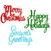 Cake Decorating Layon Plastic Assorted Holiday Message 24/Pack