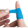Mani-Kare® Adhesive Bandage Blue PP Refill Knuckle Bandage Latex-Free 15 Count/Pack 3 Count/Case
