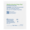 Alcohol Prep Pad 3 IN Large 100/Box