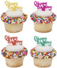 Cake & Cupcake Topper Pick 2.15X1.55X0.4 IN Plastic Pastel Happy Birthday 144/Pack