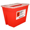 Sharp Object Container 12.4X5.3X10.7 IN 5 QT Red 1/Each