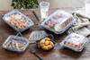 Chicken Barn & Lunch Box 8 OZ 13.3X8.4X4 IN MFPP OPS Black Clear Vented 105/Case