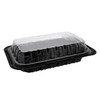 MealMaster® ClearView® Chicken Barn & Lunch Box 8 Piece 13.3X8.4X4 IN MFPP OPS Black Clear 105/Case