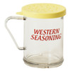 Cheese Shaker PC Clear Yellow With Dredge Lid 1/Each
