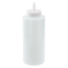 Squeeze Bottle 2.25X7 IN 12 OZ Plastic Clear 6/Pack