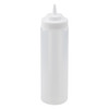 Squeeze Bottle 2.75X10.5 IN 24 OZ Plastic Clear Wide Mouth 6/Pack