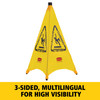 Safety Cone 30 IN Caution Yellow Plastic Pop-Up Cone 1/Each
