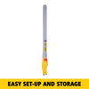 Safety Cone 30 IN Caution Yellow Plastic Pop-Up Cone 1/Each