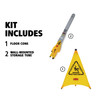 Safety Cone 30 IN Caution Yellow Plastic Pop-Up Cone 1/Each