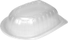Lid 10.03X7.6X2.66 IN PP Oval For Roaster Vented Anti-Fog 200/Case