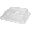 Lid Dome 10.25X10.25X2.5 IN Plastic Clear Square For Container 200/Case