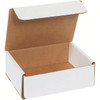 Mailer 6X5X2 IN White Corrugated Cardboard 50 Count/Bundle