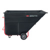 Brute® Utility Tilt Truck 84.00X57.0X51.00 IN 2.5 Cubic Yard 2300 LB Black Resin Heavy Duty Rotomolded 1/Each