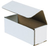 Mailer 8X3X3 IN White Corrugated Cardboard 50 Count/Bundle