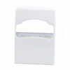 Health Gards® Toilet Seat Cover Dispenser HIPS Wall Mount White Holds 1 Sleeve of 200 Quarter Fold Seat Covers 1/Each