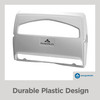 Safe-T-Gard® Toilet Seat Cover Dispenser 11.75X2.5X11.75 IN White 1/2 Fold Hygienic Durable Touchless 1/Each