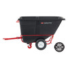 Brute® Utility Tilt Truck 34X72.25X44.63 IN 1 Cubic Yard 2100 LB Heavy Duty Towable Trainable Rotomolded 1/Each