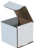 Mailer 4X4X4 IN White Corrugated Cardboard 50 Count/Bundle