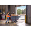 Brute® Utility Tilt Truck 72.50X34.00X44.63 IN 1 Cubic Yard Gray Standard Duty Rotomolded 1/Each