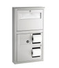 ClassicSeries Toilet Paper & Seat Cover Dispenser Stainless Steel Surface Mount 1/Each