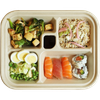 Bento Box 5 Compartment Pulp Fiber Kraft 300/Case